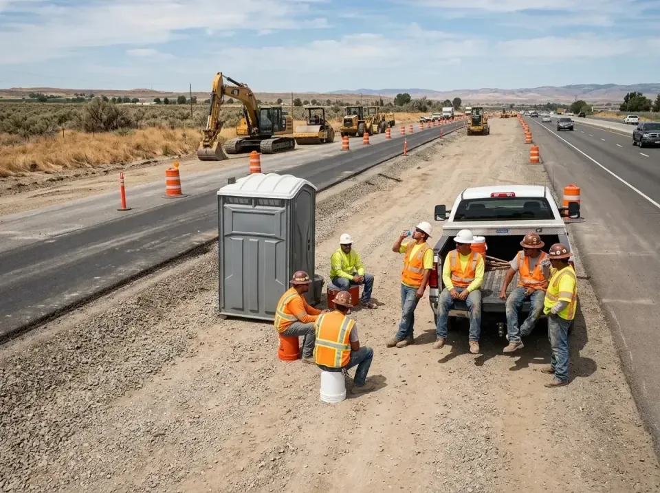 highway-road-construction-crew-007 — frequently asked questions, Porta Potty and Restroom Rentals in Lawrenceville, IL
